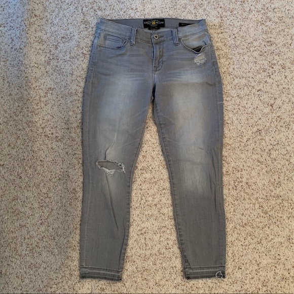 Lucky Brand Gray Jeans - Picture 1 of 8